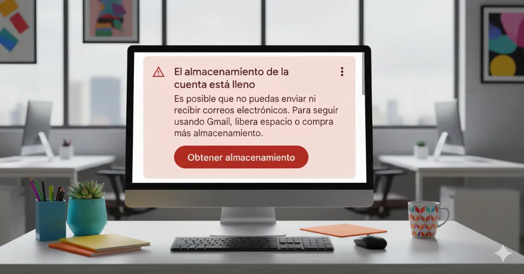 Gmail, ¿te quedaste sin espacio de almacenamiento?, cómo liberar
